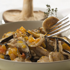 Orecchiette With Mushrooms, Radicchio, and Gorgonzola