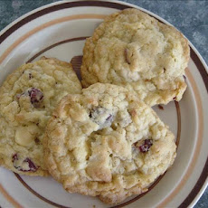 Oatmeal Cranberry Almond White Chocolate Chip Cookies