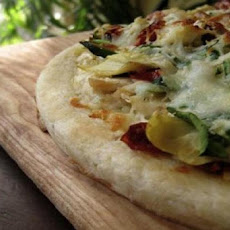 Alfredo Bacon Chicken Pizza