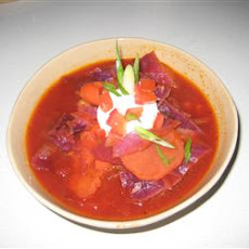 Russian Cabbage Borscht