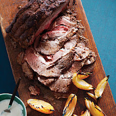 Oven-Smoked Chuck-Eye with Horseradish Cream