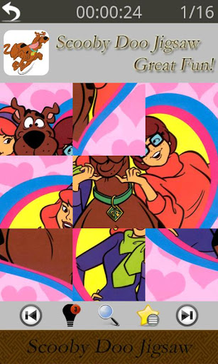 scooby-doo-jigsaw for android screenshot