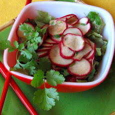 Chinese Quick Pickled Radish Salad With Garlic