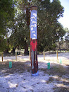 Preston Beach Fisherman Totem Pole