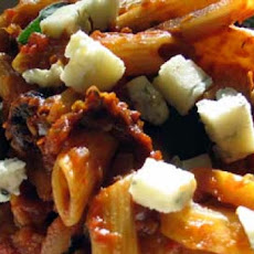Penne with Tomato, Bacon and Cheese Sauce