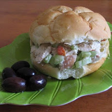 Mediterranean Chicken Salad Sandwiches