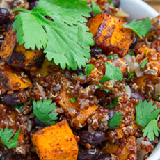 Chipotle Roast Sweet Potato and Black Bean Quinoa Salad