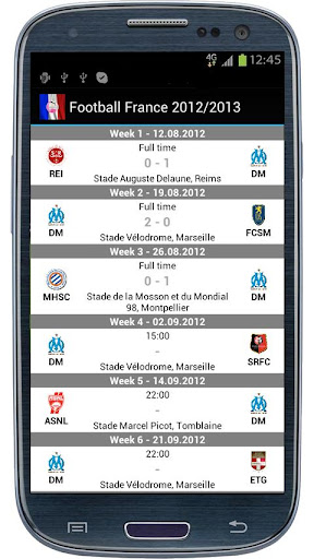 【免費運動App】Football France 2012 LIVE-APP點子