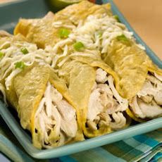 Poblano Chile Enchiladas a la Gringa