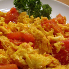 Scrambled Eggs with Tomatoes.