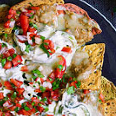 Bean Dip Nachos