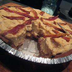 Frozen Peanut Butter Pie With Candied Bacon