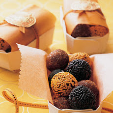 Black and Orange Take-Away Truffles
