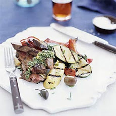 Grilled Leg of Lamb with Mint Gremolata