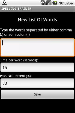 Spelling Trainer