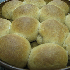 Whole-Wheat Parker House Rolls