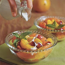 Fresh Fruit With Lemon-Mint Sauce