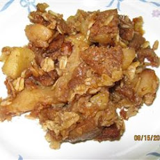 Slow Cooked Apple Brown Betty