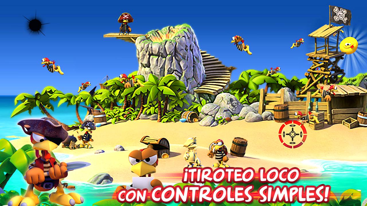 Android application Crazy Chicken Pirates screenshort