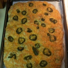 Cheese and Jalapeno Focaccia Bread