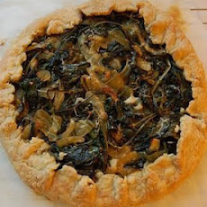 Kale, Leek & Goat cheese Galette