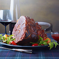 Smoky Glazed Ham with Red Pepper Jelly