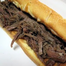Slow Cooker Italian Beef for Sandwiches