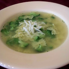 Broccoli Butterfly Soup