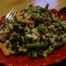 Piquant Turkey-Wild Rice Salad (No Mayo)