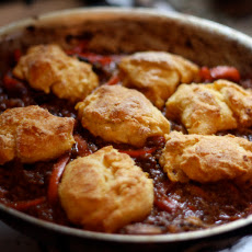 Dinner Tonight: Cornbread and Beef Skillet Pie