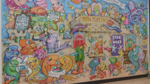 Fish Movie Mural