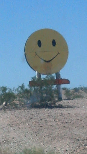 Roadside Happy Face