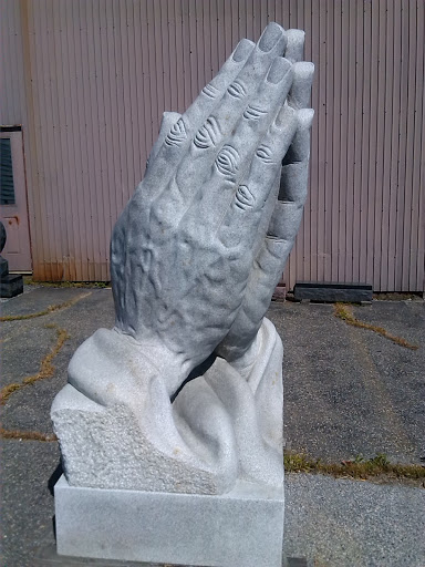 Praying Hands Granite Statue
