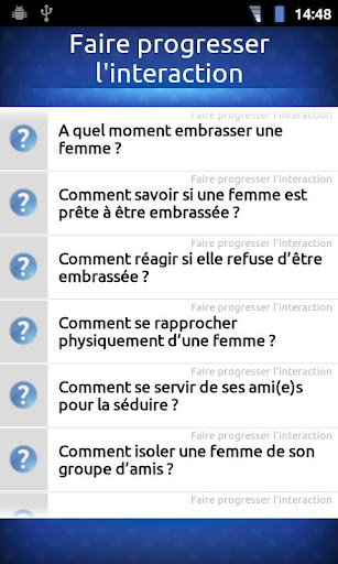 【免費生活App】FAQ Séduire une femme-APP點子