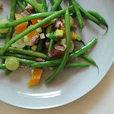 Bean Salad with Apricots and Serrano Ham