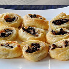 Mushroom Gruyère Pinwheels
