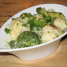 Broccoli and Cauliflower in Mustard Sauce