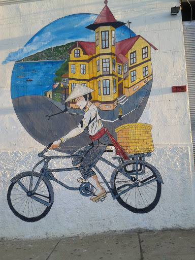 Asian Boy Mural, Playa Ancha