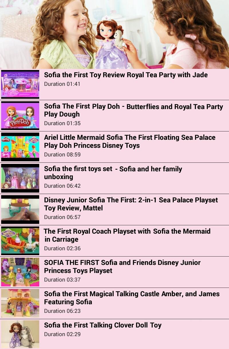 Android application Sofia The Toys Review screenshort