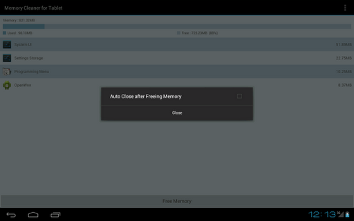 【免費工具App】Memory Cleaner for Tablet-APP點子