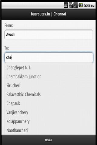 Chennai Bus Routes Beta