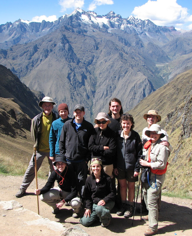 The crew on top of Dead Woman's Pass.