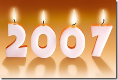 2007 Candles