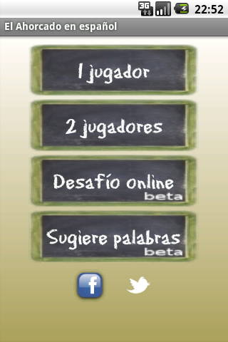 Android application Hangman Spanish Classic screenshort