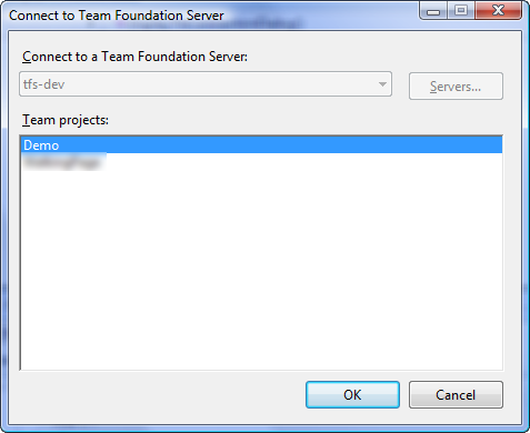 [Connect to Team Foundation Server Dialog - Single-Project Select - No Server[3].png]