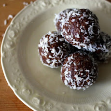 Dark Chocolate & Coconut Bites.