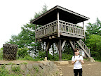 Aya before the Ashiwadayama lookout tower