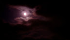 The moon watched over all fireworks proceedings