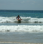 Aya surfing at Izu 10