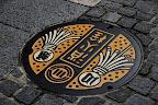 Kawagoe's unique manhole cover